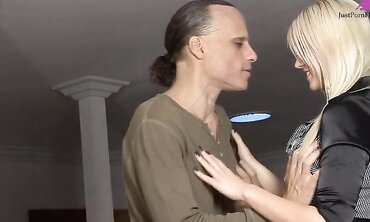 Blonde Armani Uses Her Tits To Fuck The Cock And Then Gets A Creampie