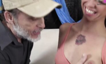 Megan Sweet Just Turned Eighteen And Wants An Old Mans Cock