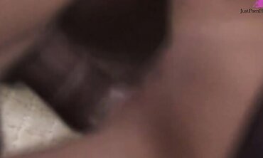 Hot little seductress in stockings demands sex from dude while his girlfriend is out of apartment.