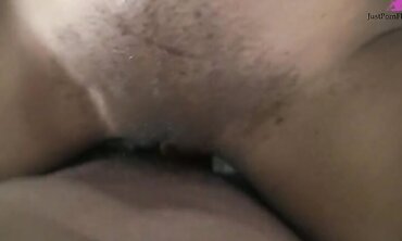 Black Chick Lux Play Gets Down For Interracial Sex With Big White Cock