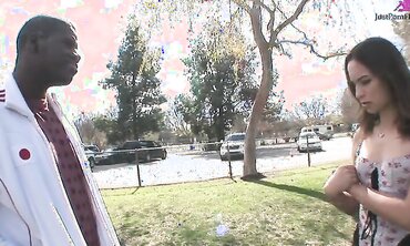 Amber Rayne Takes A Black Cock Inside Of Her Ass And An Anal Creampie Too