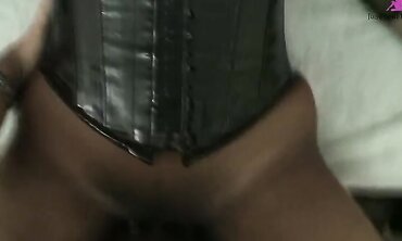 Big Boobed Black In Lingerie Ms. Panther In Pov Interracial Scene