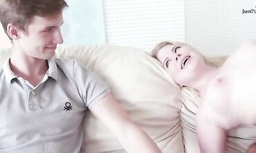 Adry Berty Fucks A Well Hung Stud As Her Meek Husband Sits Cuckolded