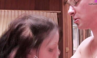 Dudes cruise the mall parking lot and convince naughty little slut into threesome for money.  Massive facial and tit shot...but no cash.