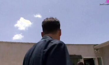 Aj Lets Her Boss Fuck Her Ass While Her Husband Is Away On Business