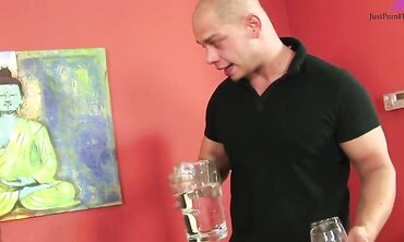 Two Big Tit Blonde Sluts Share A Stiff Cock