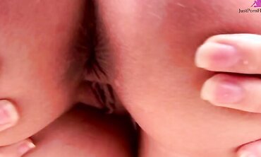 Brunette Lesbians Break Out the Big Toys To Please Each Other