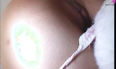 Young Asian woman could not resist when her friend caressed her legs
