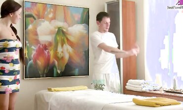Massage, Facial Cumshot, One on One, Natural Tits, Shaved Pussy, 18+, Fingering, Gaping, Masturbation