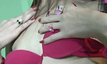 Met a friend from work, trans girl in sexy lingerie, wants to get to his dick