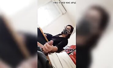French MILF Gives Handjob in Dentist's Waiting Room