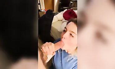 Pink Gives a Hot Blowjob