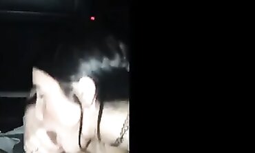 Slender Girlfriend Offers Blowjob and Handjob in Car