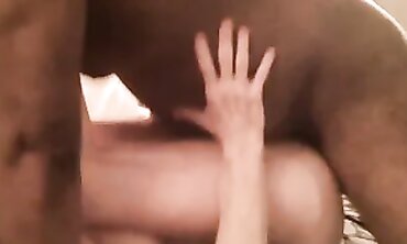 Mature Brunette Takes Deep Interracial BBC