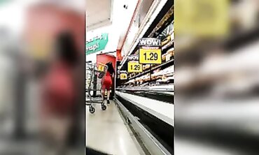 POV: Candid Thick Black MILF with Huge Ass and Tits