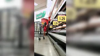POV: Candid Thick Black MILF with Huge Ass and Tits