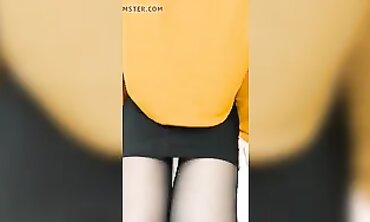 Milf in Stockings Upskirt Flash at Work