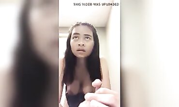 Asian Brunette Amateur Gets Fucked in the Restroom Toilet