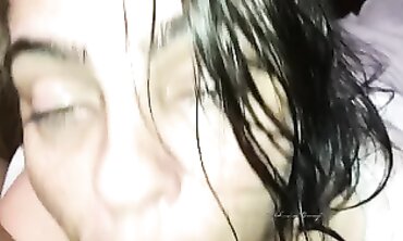 POV: Step Mom Swallows My Load in Her Mouth