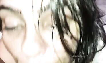 POV: Step Mom Swallows My Load in Her Mouth
