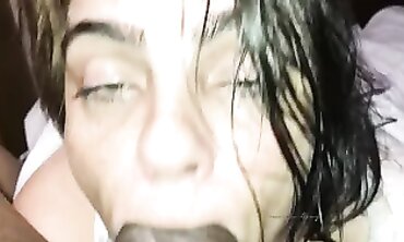 POV: Step Mom Swallows My Load in Her Mouth