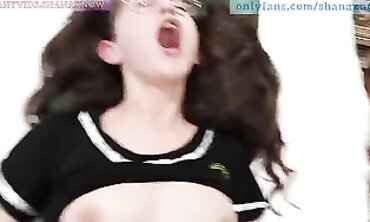 Teen Costume Party Hookup - Group Sex Orgy with Facial Finish