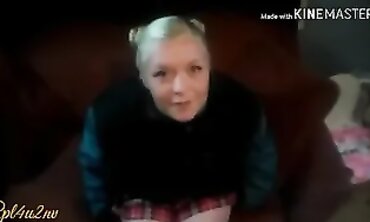 Izzy Swiift Gets Pulverized in a Back to School Blowjob