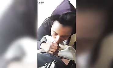 Mega-Bitch Black Hooded Blowjob & Cum Swallowing