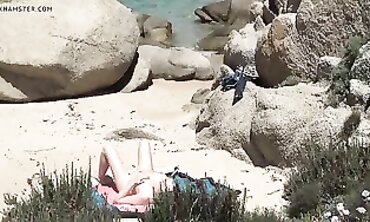 Spy Caught Masturbating on Naturist Beach