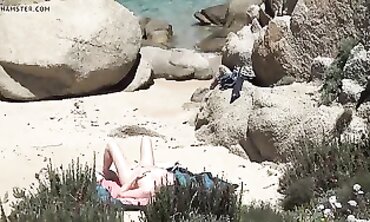 Spy Caught Masturbating on Naturist Beach