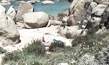 Spy Caught Masturbating on Naturist Beach
