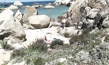 Spy Caught Masturbating on Naturist Beach