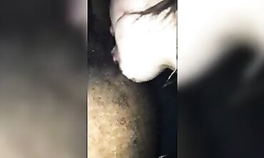 Submissive Latina Takes Interracial Head and Assjob
