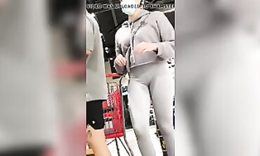 Bombshell Babe's Secret Shopping Spree Caught on homemade