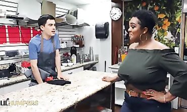 Curvy Cougar Dana Dearmond Shares Huge Dick With Layton Benton