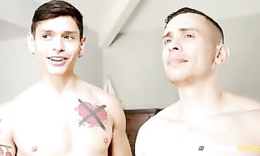 NextDoorBuddies: Bareback Threesome With The Building Cleaner