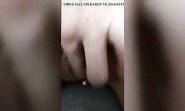 Hot Blonde Babe Gives Sensual Handjob in Bathroom