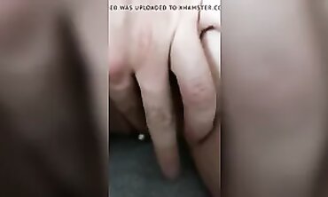 Hot Blonde Babe Gives Sensual Handjob in Bathroom