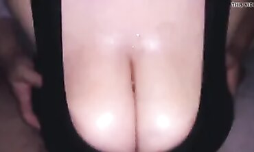 Rocio: Corrida en mis tetas amateur
