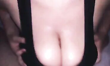 Rocio: Corrida en mis tetas amateur