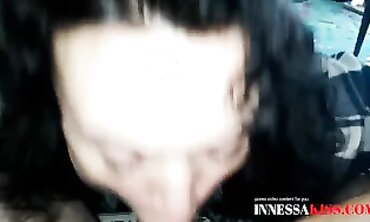 InnessaKiss: MILF Blowjob and Cowgirl POV