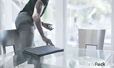 Dark-Haired Honey Catches Cheating Husband With Thick BBC
