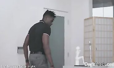Dark-Haired Honey Catches Cheating Husband With Thick BBC