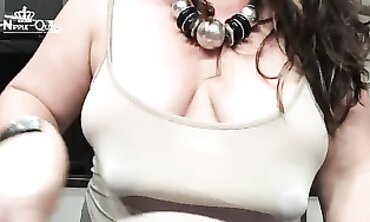 Pregnant MILF Tanja Tachee Cooks With Big Tits