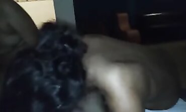 Latina Threesome: Two Brunettes Give Double Blowjob and Facial