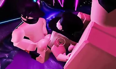 Thicc Roblox Chicks Gets Pummeled by 2 Men into a Motel at 11:52 Pm