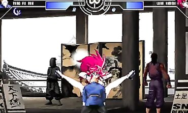 Manga-Inspired Hardcore Action - Mature Couple Fights Erotic Sex Scene