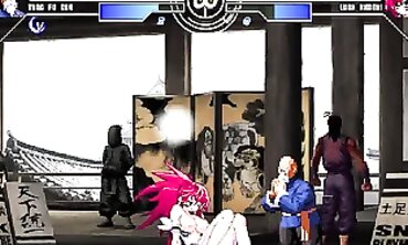 Manga-Inspired Hardcore Action - Mature Couple Fights Erotic Sex Scene