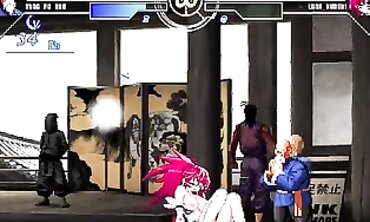 Manga-Inspired Hardcore Action - Mature Couple Fights Erotic Sex Scene