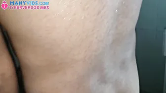 Mexican Babe Screams With Satisfaction In Bathroom Threesome